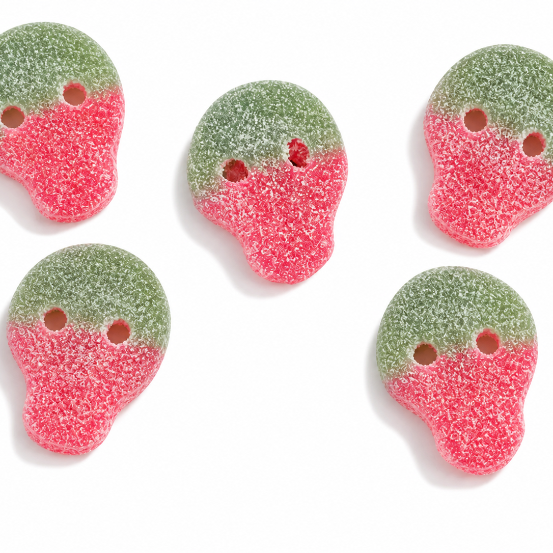 Sour Watermelon Skulls