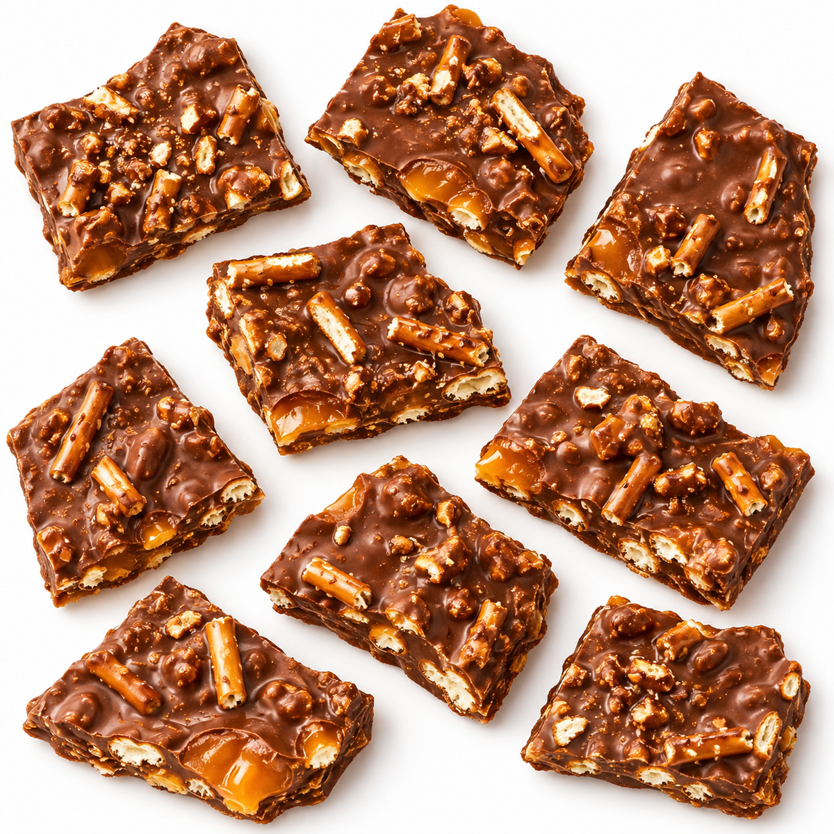 Pretzel Bark (Candy Corn Flavoured Crunch)