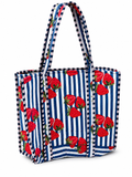 Strawberry Cotton Tote Bag