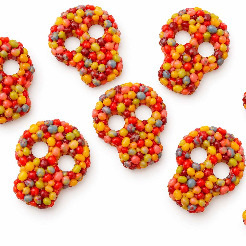 Sour Ball Skull Rainbow